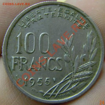 100 франков Франция 1955 - DSCN3087_thumb