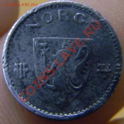 10 оре Норвегия цинк 1941г. - DSCN3133_thumb