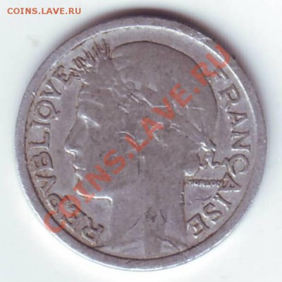 ФРАНЦИЯ. ФРАНК. 1941.до 31.10.12в22.00мск - Франция. франк. 1941 2.JPG