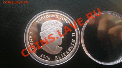 Канада 25$ 2008 Vancouver 2010 JM - Лыжник (Ag) Пруф - %25212012-08-12-248