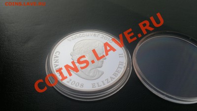 Канада 25$ 2008 Vancouver 2010 JM - Лыжник (Ag) Пруф - %25212012-08-12-249