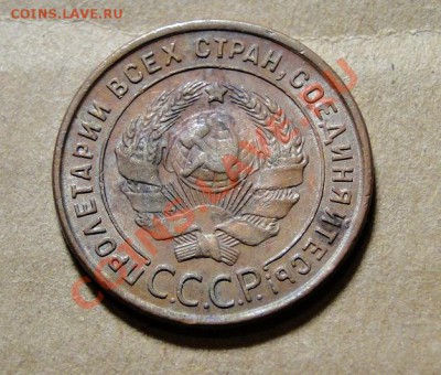 1 копейка 1924 Красивая с Остатками Штемпельного Блеска - льотим.JPG