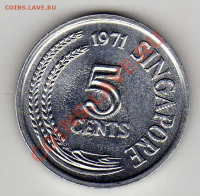 СИНГАПУР 10 ЦЕНТОВ 1971 ФАО ДО 01.11.12 В 22.00МСК (3444) - img669
