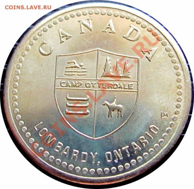 T95 Канада Торговый жетон 1$ Camp Otterdale 02.11 в 22°° - T95 Camp Token_1