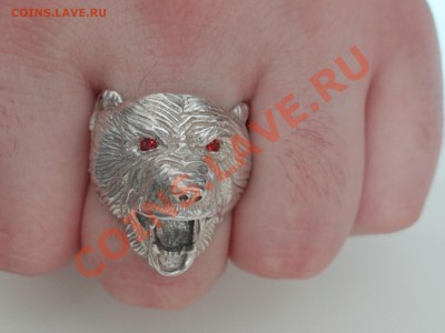 Серебряная Печатка "МЕДВЕДЬ" размер 22-22,5 - DSC03788.JPG