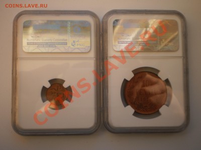 10 пенни 1914 и 1 пенни 1876 г., NGC AU Det. - P1010960.JPG