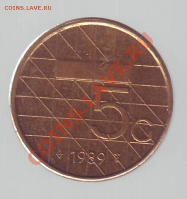 НИДЕРЛАНДЫ. 5 ГУЛЬДЕНОВ. 1989г. до 02.11.12 в 22.00мск - нидерланды 5 гульденов 1995 2