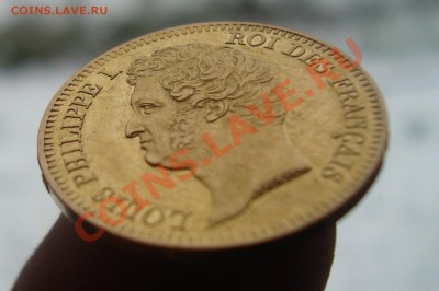 Золото 20 франков 1831 год.Оценка - 5