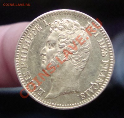 Золото 20 франков 1831 год.Оценка - 6