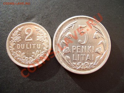 Литва 2 и 5 лит- 1925 г. (03.11.2012-22.00 Мск.) - Lietuva 012