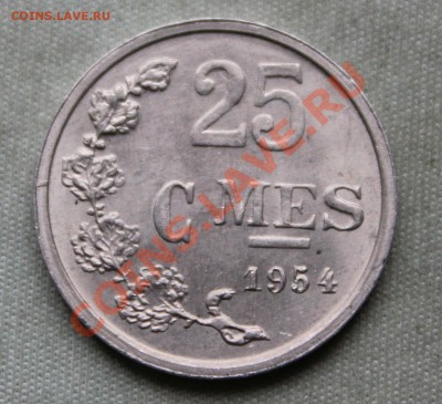 СТАРЫЙ ЛЮКСЕМБУРГ 25с 1954г. В КОЛЛЕКЦИЮ!!!  до 3.11.12г. - IMG_2960.JPG
