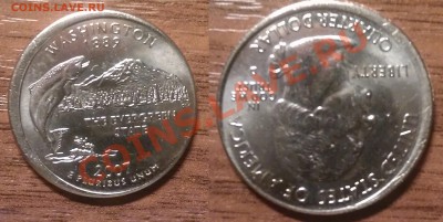 Юб. 25 центов США, Вашингтон 2007 г - Вашингтон 2007 г