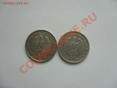 50 пфеннигов Германия 1938 А и 1939 A, J. Никель. - SDC10080.JPG
