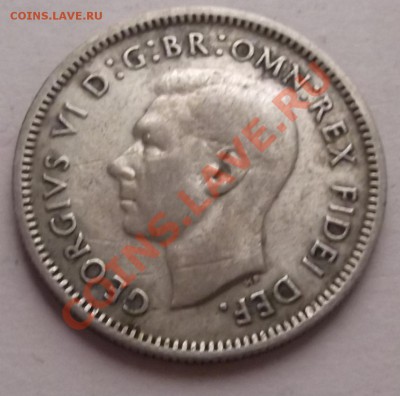 6 пенсов 1951 Георг VI до 31.10.12 22.00 - DSCF4998