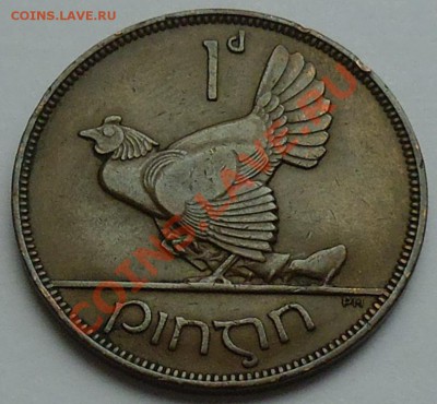 ИРЛАНДИЯ - 1 пенни 1937 - до 4 НОЯБРЯ - 200