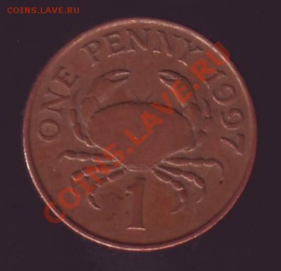 ГЕРНСИ.ПЕННИ. 1997г.КРАБ.до 03.11.12 в 22.00мск - Гернси 1 пенс 1997 1.JPG