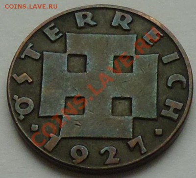 АВСТРИЯ - 2 гроша 1927 - до 5 НОЯБРЯ - 078