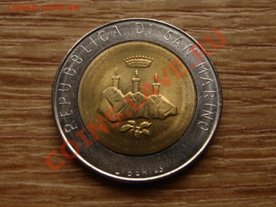 Сан Марино 500 лир 1986 биметал  до 02.11.12 в 21.00 М - IMG_5707