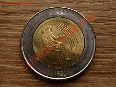 Сан Марино 500 лир 1986 биметал  до 02.11.12 в 21.00 М - IMG_5706