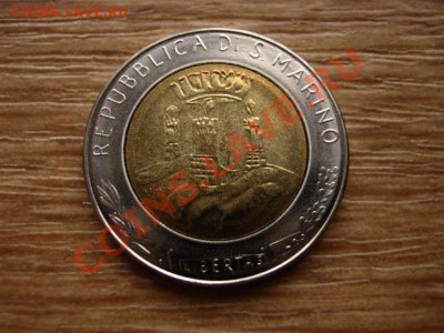 Сан Марино 500 лир 1982 биметал  до 02.11.12 в 21.00 М - IMG_5695