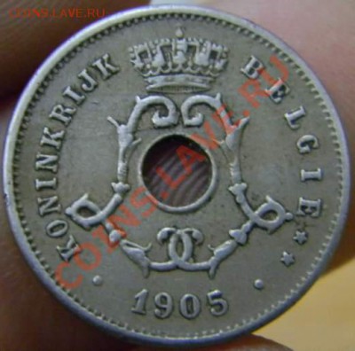5 сантимов Бельгия 1905г. - DSCN3244_thumb