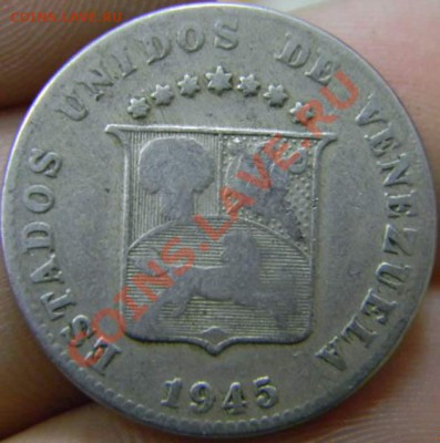 2 сентимо Венесуэла 1945г. - DSCN3250_thumb