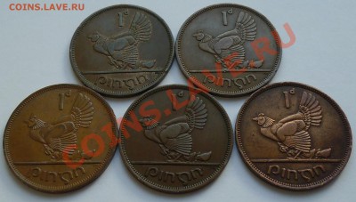 ИРЛАНДИЯ - Однопенсовики 1928-1968 - 003