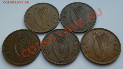 ИРЛАНДИЯ - Однопенсовики 1928-1968 - 006
