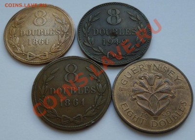 ГЕРНСИ - 4 и 8 дублей 1858-1920 - 002