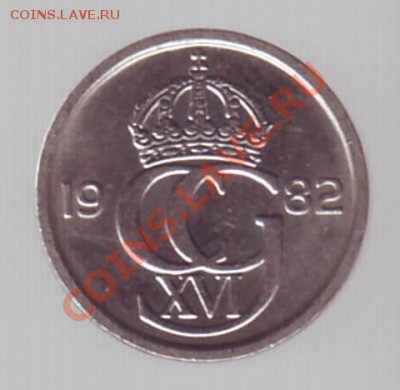 ШВЕЦИЯ. 25 ЭРЕ. 1982г.до 05.11.12 в 22.00мск - Швеция. 25 эре 1982. 2.JPG