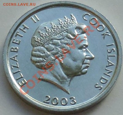 ОСТРОВА КУКА - 1 цент 2003 - Шимпанзе - до 6 НОЯБРЯ - 328