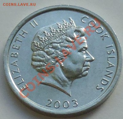 ОСТРОВА КУКА - 1 цент 2003 - Колли - до 6 НОЯБРЯ - 321