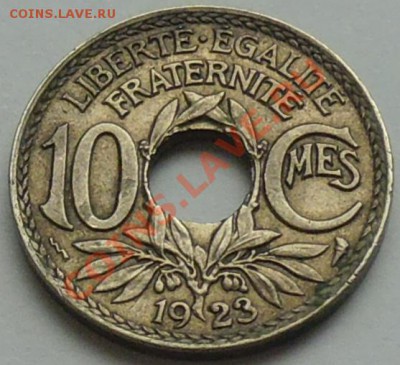 ФРАНЦИЯ - 10 сантимов 1923 - до 6 НОЯБРЯ - 385