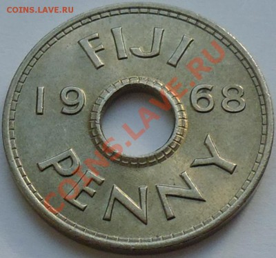 БРИТАНСКОЕ ФИДЖИ - 1 пенни 1968 - до 6 НОЯБРЯ - 413