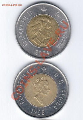 БМ Медведи 2 доллара Канада 1998, 2004 до 04.11.12 22:00 МСК - медвКанада2