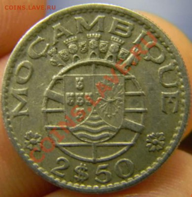 2.5 эскудо Португальский Мозамбик 1965г. - DSCN3298_thumb