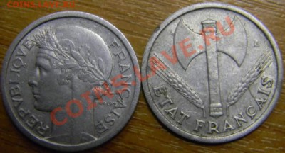 1 франк 1943г. 1 франк 1948г. - DSCN3305_thumb