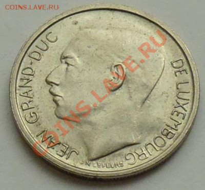 ЛЮКСЕМБУРГ - 1 франк 1965 - до 7 НОЯБРЯ - 163