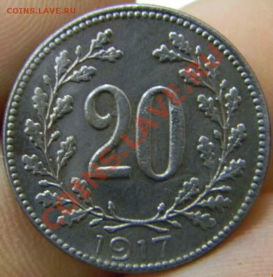 20 геллеров Австро-Венгрия 1917г. - DSCN3341_thumb