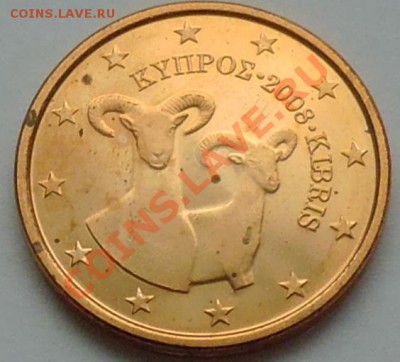 КИПР - 2 евроцента 2008 - до 8 НОЯБРЯ - 595