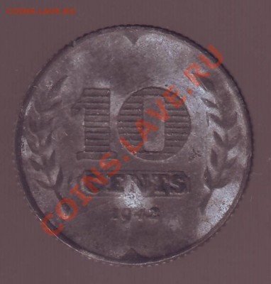 НИДЕРЛАНДЫ.10 ЦЕНТОВ.ОККУПАЦИЯ.1942г. до 07.11.12 в 22.00мск - нидерланды 10 центов 1942 2.JPG