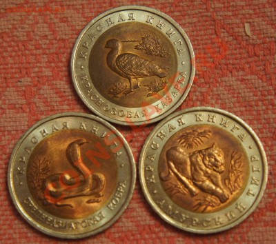 5 монет из серии Кр. книга 91, 92 гг до 05.11.12 22-15 Мск - кк 92