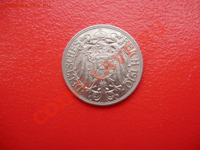 Германия. 25 пфеннигов 1910 А - PA240049.JPG