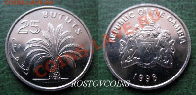  прайс на 24 марта 2013 г. - 10 ГАМБИЯ 25 батат 1998 г. ( CuNi) UNC = 50.JPG