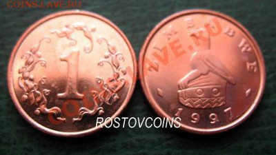  прайс на 24 марта 2013 г. - 18 ЗИМБАБВЕ 1 цент 1997 г. - UNC = 40.JPG