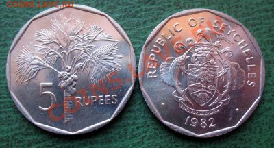  прайс на 24 марта 2013 г. - 58 СЕЙШЕЛЫ 5 рупий 1982 г. UNC = 100 руб. (от 10 шт. по 90 руб.).JPG
