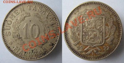 Финляндия 10 марок 1932 до 08-11-12 22-00 - Финляндия 10 марок 1932
