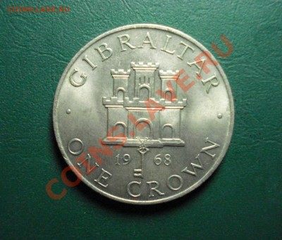 Гибралтар, 1 крона 1968 г.  до 07,11,12 в 22.00 МСК - гиб2