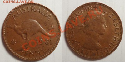 по пенни 1963 и один пенни 1961 Австралия до 7.11.12 в 22.00 - 1961.JPG