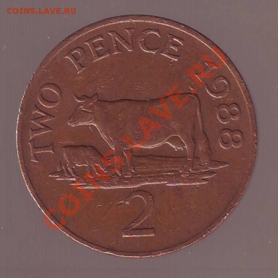 ГЕРНСИ.2 ПЕНСА.1988.КОРОВА. до 08.11.12 в 22.00мск - Гернси.2 пенса. корова.1988 1.JPG